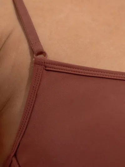 Rethinkit Studios Underwired Strap Top In Brown