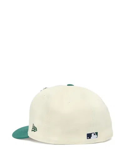 New Era Pin-detail Embroidered Cap In Neutral