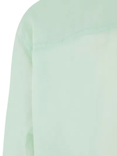 Edward Cuming Frayed-edge Button-down Shirt In Green