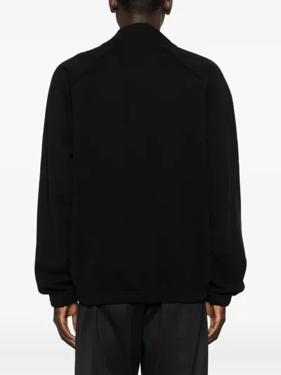 Roa Logo 490gsm Heavy Half Zip Clothing In Black