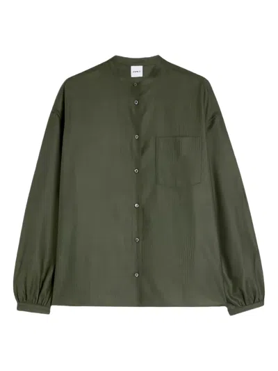 Aspesi Patch-pocket Shirt In Green
