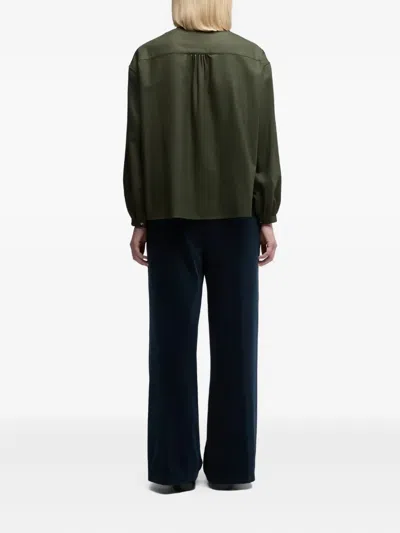 Aspesi Patch-pocket Shirt In Green