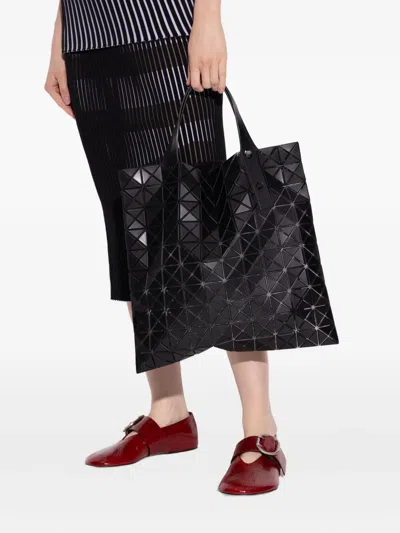 Bao Bao Issey Miyake Large Geometric-pattern Tote Bag In Black