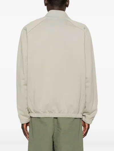 Roa Logo 490gsm Heavy Half Zip Clothing In Neutral