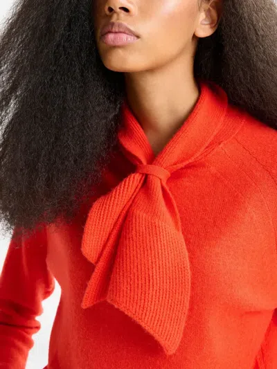 Essentiel Antwerp Invited Cashmere Sweater In Red