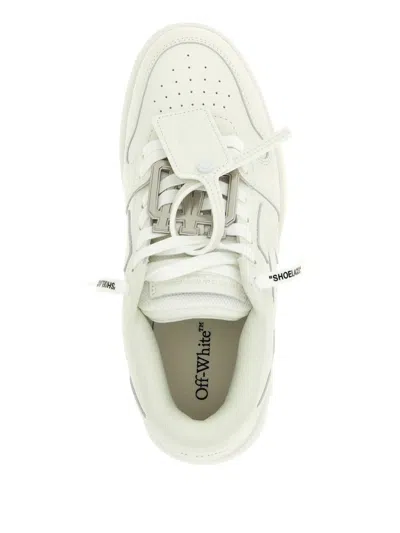 Off-white Low-top Calf Leather Sneakers In White