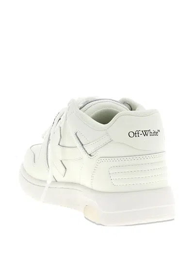Off-white Low-top Calf Leather Sneakers In White