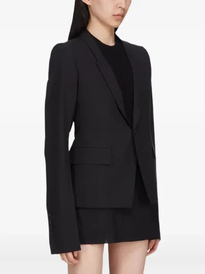 Rick Owens Single-button Blazer In Black
