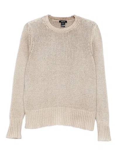 Avant Toi Cashmere Crewneck Pullover In Neutral