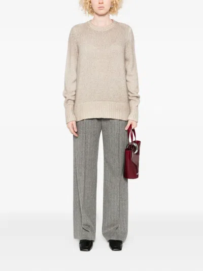 Avant Toi Cashmere Crewneck Pullover In Neutral
