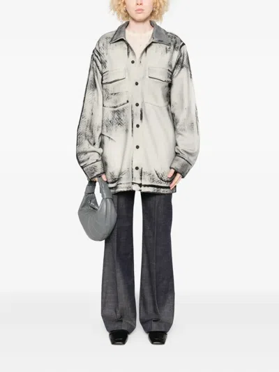 Avant Toi Women Wool And Cashmere Blend Shirt In Multi