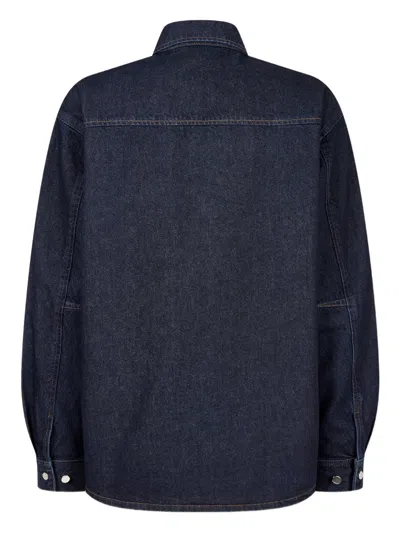 Studio Tomboy Patch-pocket Denim Jacket In Blue