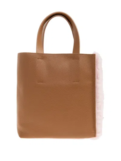 Marni Luxurious Handbag Featuring Removable Strap In Pink