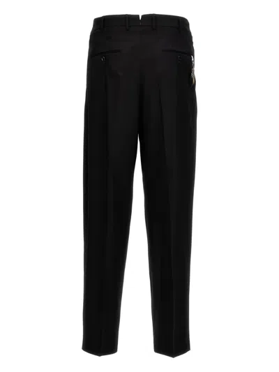 Pt Torino Tailored Pleated Trousers With Pockets In Black