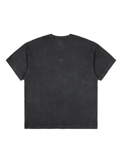 Wtaps Sign 02 Cotton T-shirt In Black
