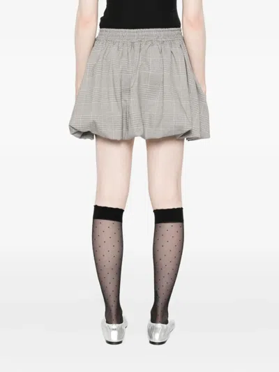 灯笼形裙摆中长半身裙