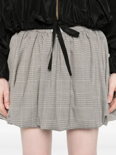 灯笼形裙摆中长半身裙