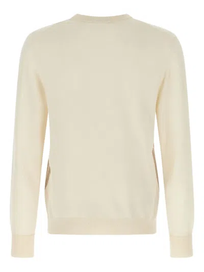 Ballantyne Argyle Sweater Sweaters And Cardigans Beige In Neutral