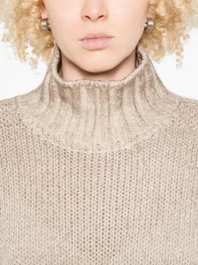 Avant Toi Cashmere Turtle-neck Jumper In Neutral
