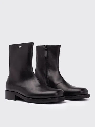Our Legacy Camion Boot Boots In Black Leather In Black