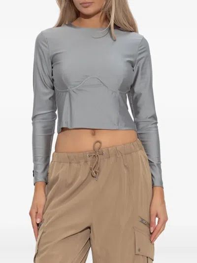 Rethinkit Studios Long-sleeve Top In Gray