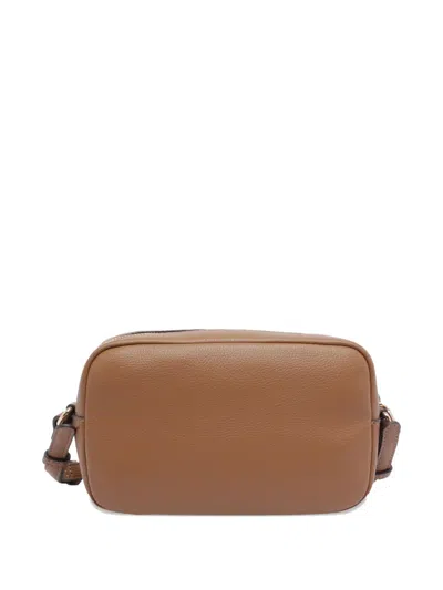 Liu •jo Small Camera Bag With Adjustable Studded Strap In Brown