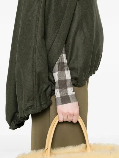 Cape Concept Hooded Jacket In Green