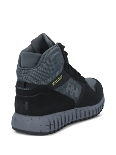 Helly Hansen Logo-debossed Hiking Boots In Black