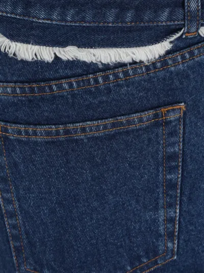 Meryll Rogge Belted Denim Skirt In Black