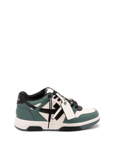 Off-white Out Of Office Sneakers In Green