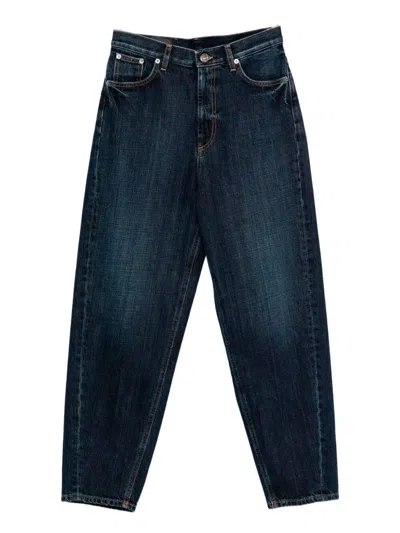 Dondup Straight-leg Denim Jeans With Subtle Fading In Blue