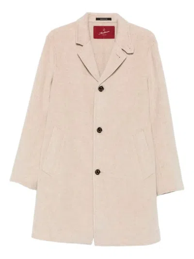Montecore Button-fastening Coat In Pink
