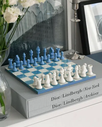 Printworks Chess, Dusty Blue