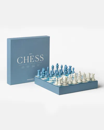 Printworks Chess, Dusty Blue
