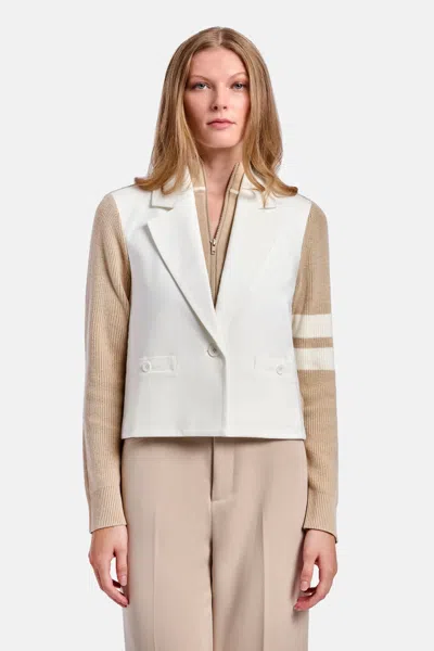 Capsule 121 The Eddington Combo Jacket In White