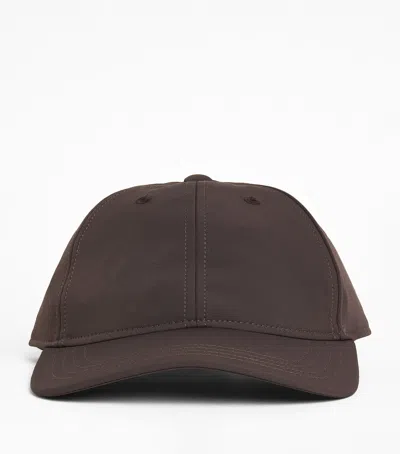 Our Legacy Curved Brim Panelled Design Cap In Brown