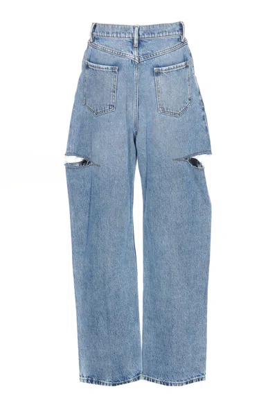 Maison Margiela Straight Jeans Mm In Blue