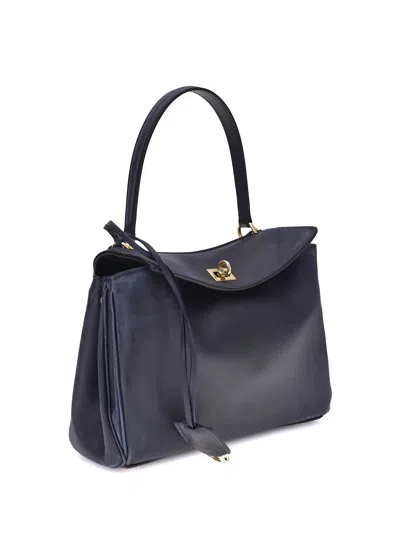 Balenciaga Rodeo Small Shoulder Bag In Used-effect Leather