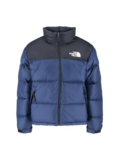 The North Face Padded High-collar Down Jacket With Detachable Hood In Black