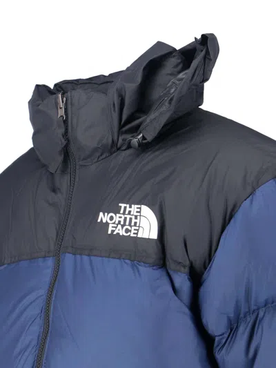 The North Face Padded High-collar Down Jacket With Detachable Hood In Black