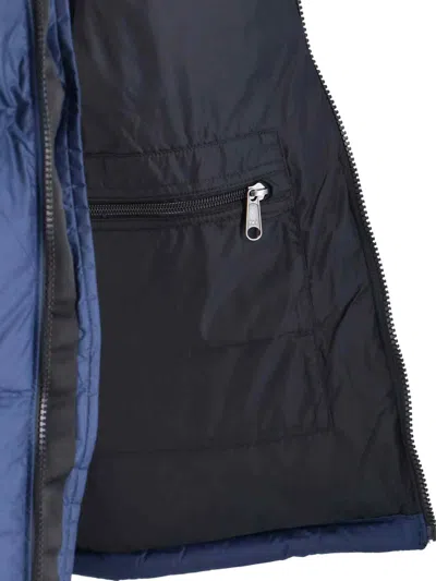 The North Face Padded High-collar Down Jacket With Detachable Hood In Black