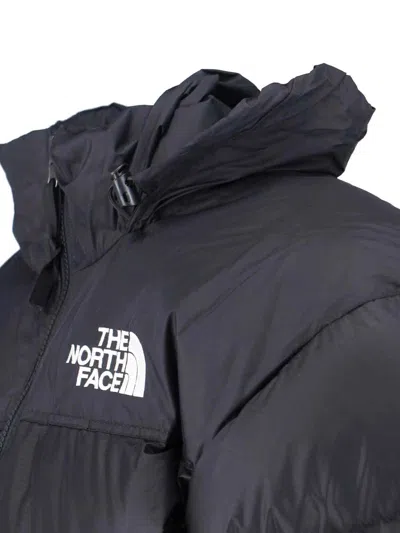 The North Face Retro 1996 Nuptse High Collar Jacket In Black