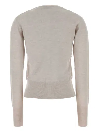 Vivienne Westwood Orb-embellished Virgin-wool Cardigan In White