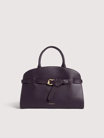 Coccinelle Medium Sabine Tote Bag In Purple