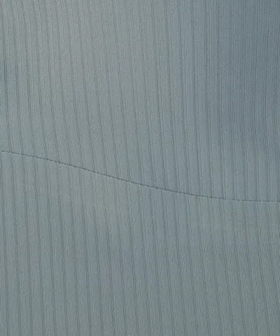 Lululemon Like A Cloud High-neck Longline Ribbed Bra In Gray