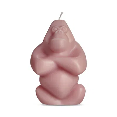 Kosta Boda Gabba Gabba Hey Candle, 9.6 Oz. In Pink