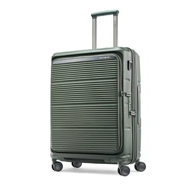 Samsonite Paralux Medium Expandable Spinner Suitcase In Green