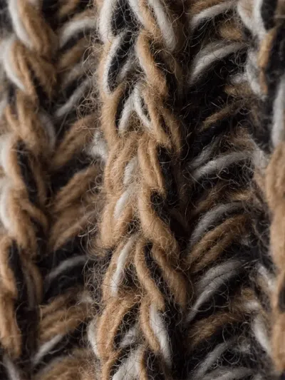 Prada Womens Brown Argyle Wool-knitted Beanie In Brown