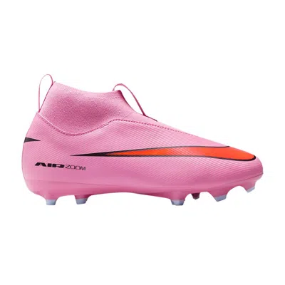 Pre-owned Nike Zoom Mercurial Superfly 10 Academy Mg Gs 'scary Good Pack' | Pink | Kid's Size 4
