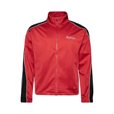 Pre-owned Nahmias Zip-up Track Jacket 'cherry' | Red | Men's Size L